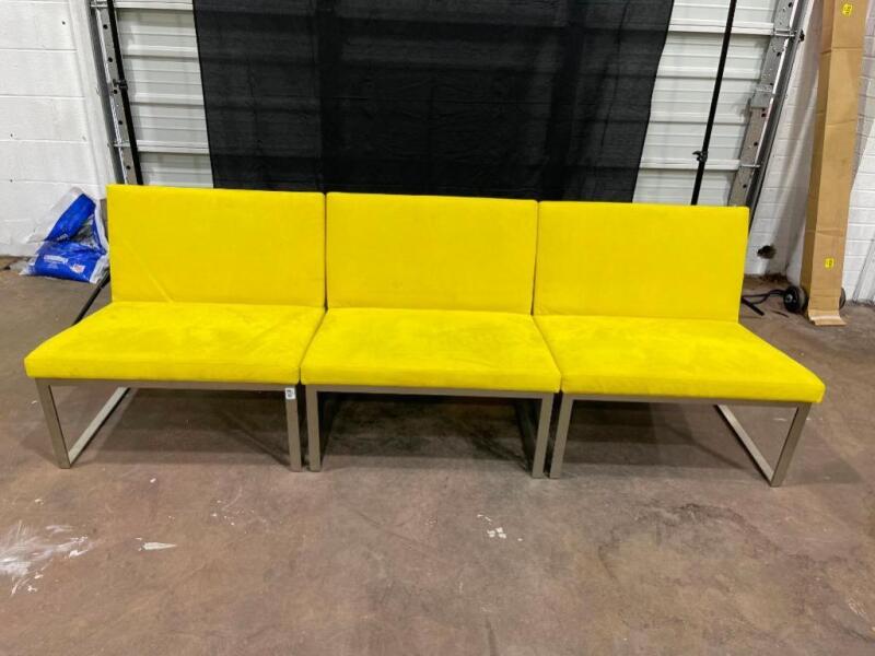 3 Yellow Chairs/Couch