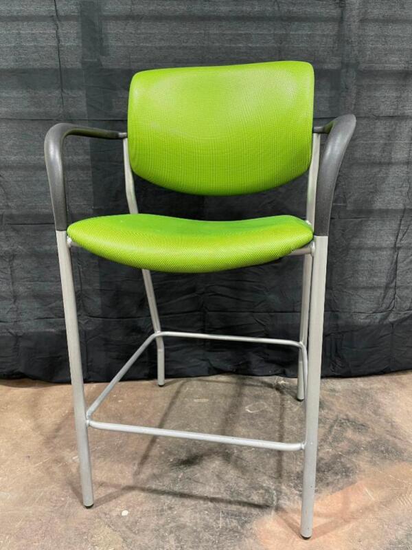 3 Office High Chairs - Green