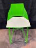 6 Counter Height Stools - Green - 2