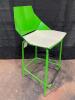 6 Counter Height Stools - Green - 3