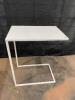 2 White Side Tables - 2