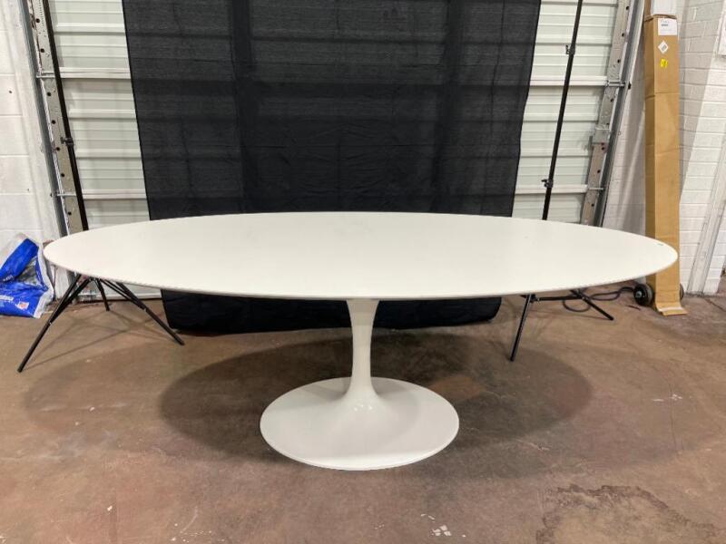 White Oval conference Table