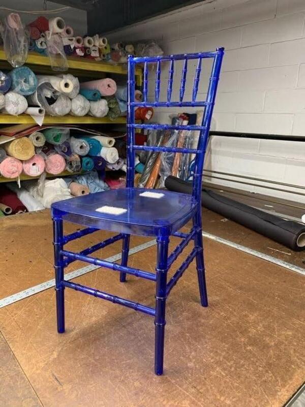 175 Blue Resin Chiavari Chairs