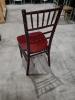 24 Mahogany Chiavari Chairs with Pad - 2