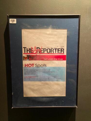 Framed 'The Reporter' Print