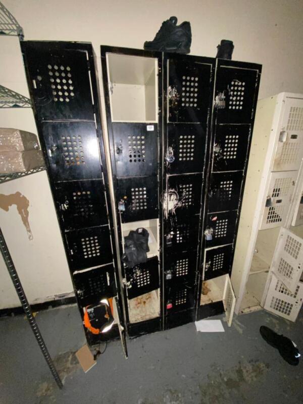 Set of Employee Lockers - Black