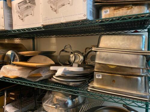 Catering Equipment on Shelf