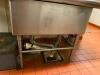 Large Stainless Steel Dishwashing Sink - 6