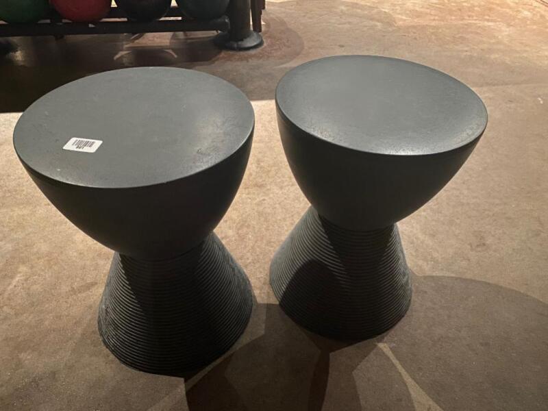 2 Circular Side Tables