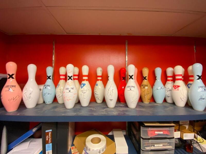 Autographed Bowling Pins