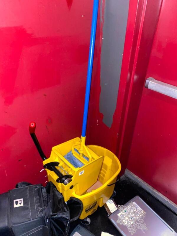 Mop and Rubbermaid Bucket