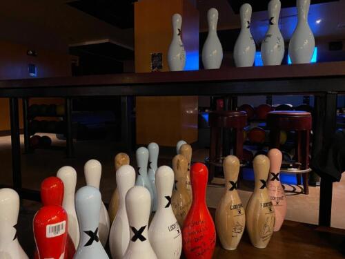 Assorted Signed Bowling Pins