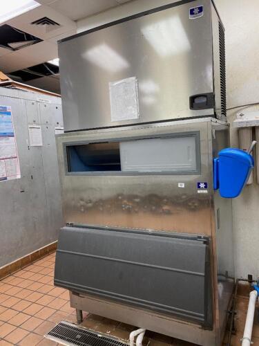 Manitowoc Ice Machine with Storage Bin