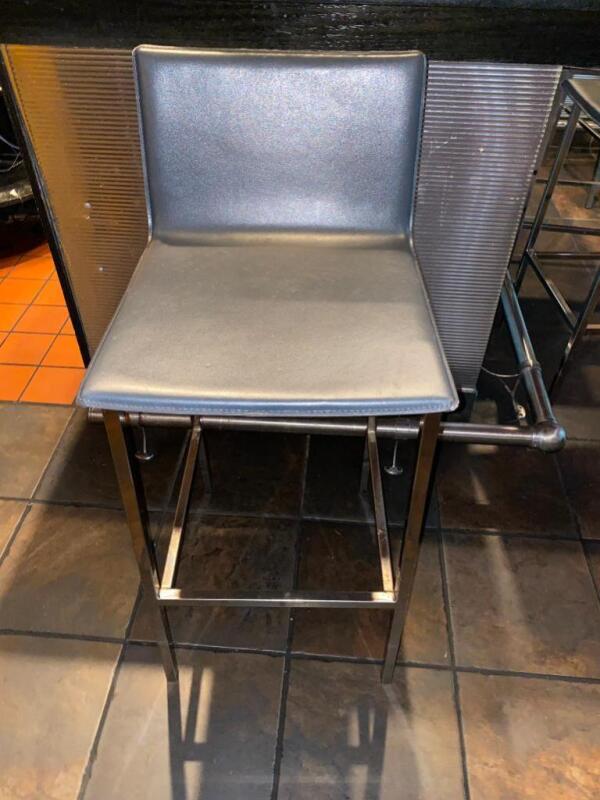 11 Gray Bar Chairs