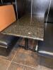 4 Rectangle Marble Dining Tables - 2