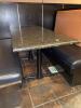 4 Rectangle Marble Dining Tables - 3