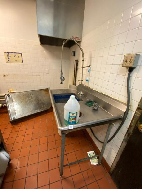 Dish Wash Sink Unit