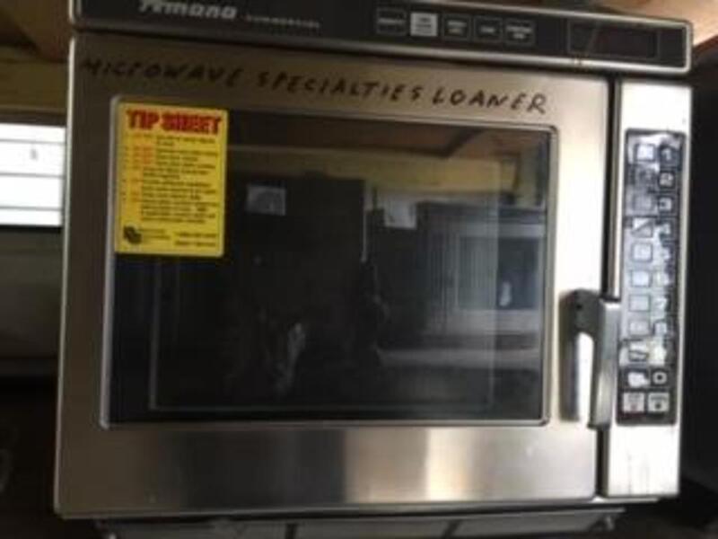 Amana Heavy Duty Stainless Steel Commercial Microwave