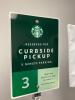 4 Starbucks Curbside Pickup Signs - 2