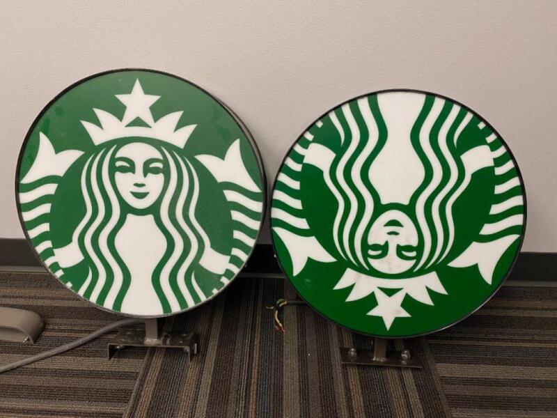 2 Starbucks Mermaid Lamps