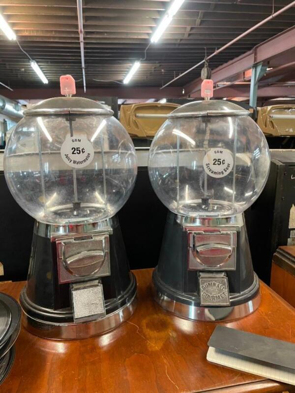 Pair of Gumball machines