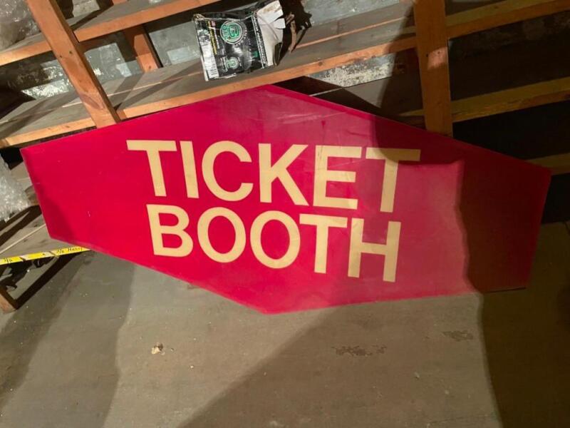 Ticket Booth Sign