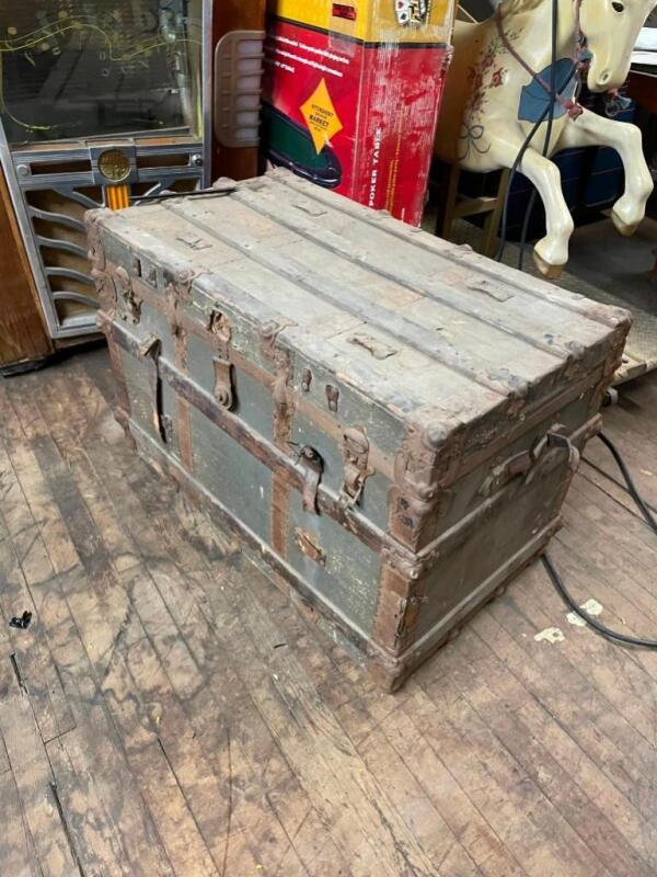 Vintage Steamship Trunk