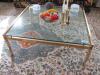 Brass & Glass table - 2