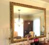 Gold framed mirror