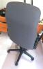 Gray fabric swivel chair - 2