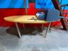 Wooden Oval Table with silver legs - 2