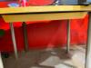 Wooden Oval Table with silver legs - 5