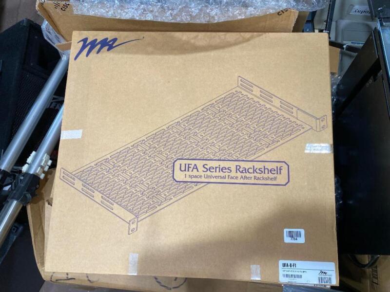 2 Middle Atlantic UFA Series Rackshelf - new in box and 1 Chief Adjustable Accessory Shelf