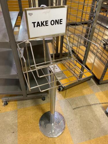 "Take One" Sign/Stand