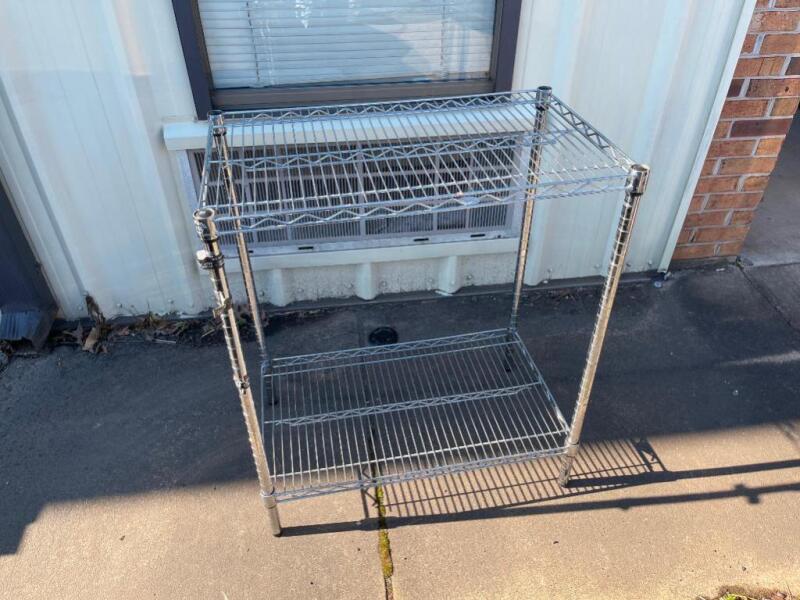 2 Shelf Wire Rack