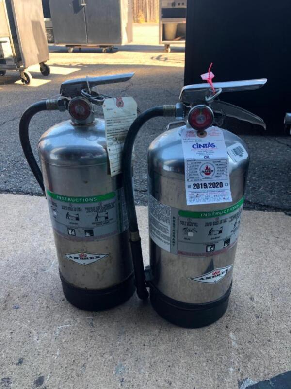 2 Fire Extinguishers