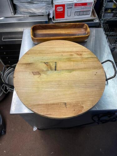 2 Wooden Serving Platters