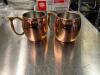 3 Copper/Tin Mule Mugs - 2