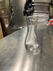30 Small Glass Vases - 4" Tall