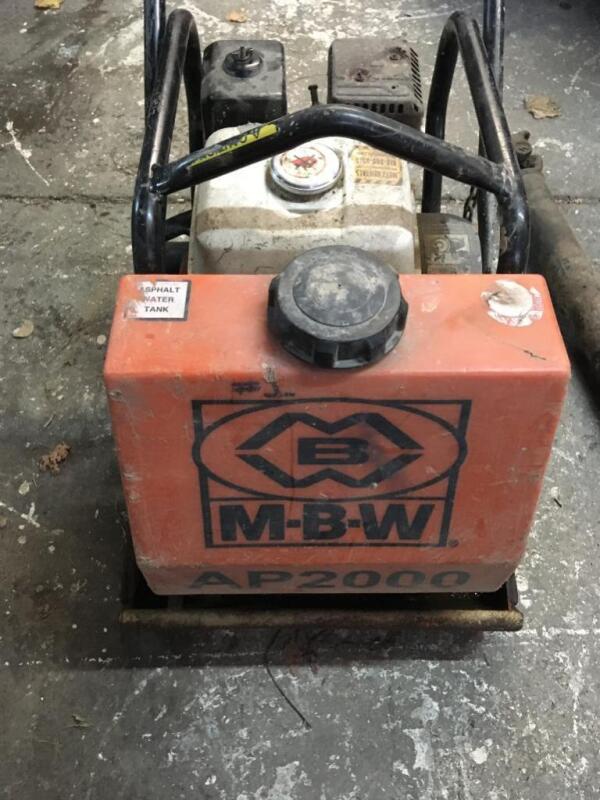 MBW Model AP2000 plate tamper