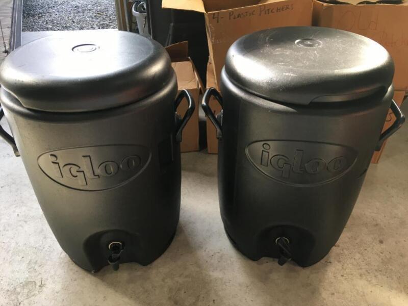 2 Igloo cold drink dispensers