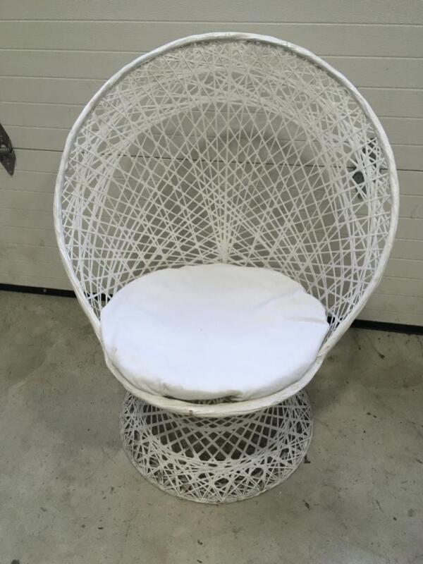 White Wicker Chair