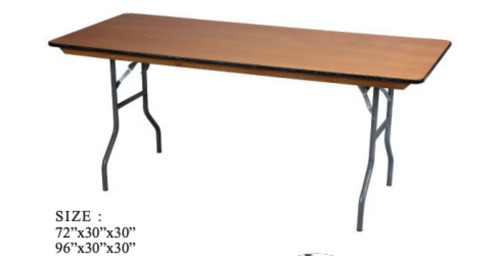 9 Rectangular Banquet Tables (96")