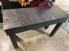 Black Table with Drawer - 4