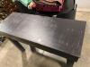 Black Table with Drawer - 10