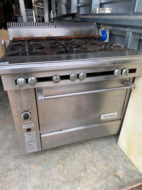 U.S. Range 6 Range Gas Stove and Oven