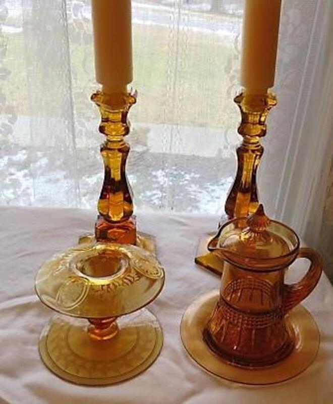 Amber glassware