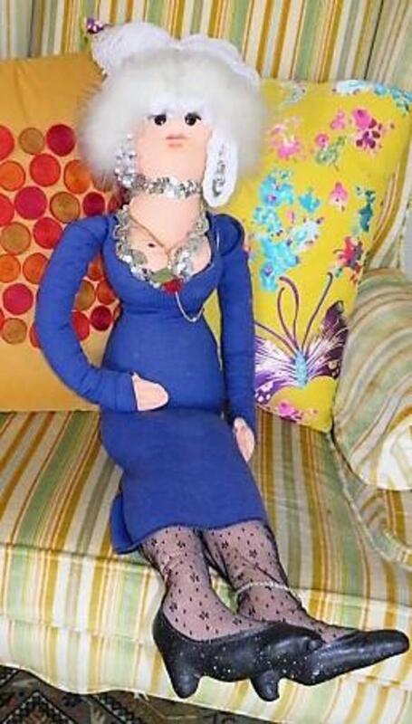 Sexy Senior Citizen doll