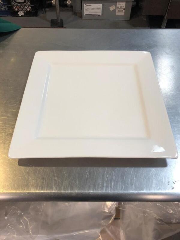 (11) 17.5" x 17.5" White Square Serving Platter