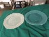 (6) 14" Round Glass Platters